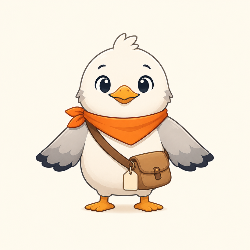 Gully, the Baygulz snack scout mascot